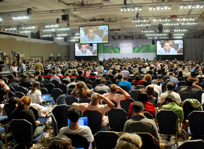 Attendees at the final plenary session of the COP16 climate talks in Cancún