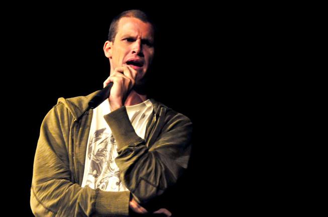 Daniel Tosh performing at Boston University