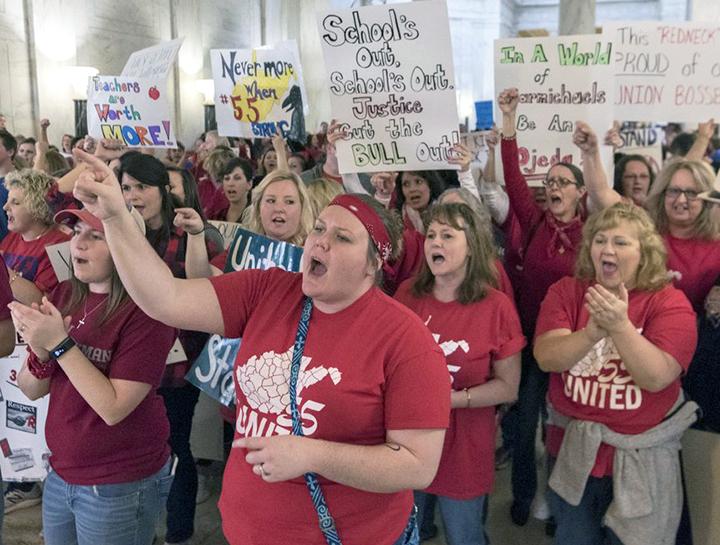 Teachers stand up for justice in Charleston, West Virginia