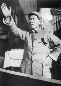 Mao Zedong giving a speech in 1939