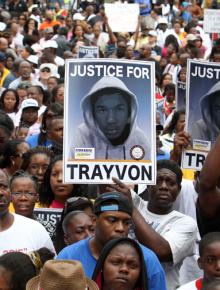 Thousands came to Sanford for a demonstration to demand justice for Trayvon Martin
