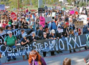 The Great March for Climate Action in Los Angeles