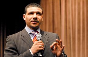 Dr. Steve Perry, the principal of Capital Prep High School