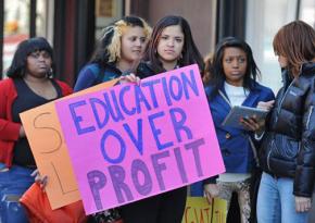 New York City students protest plans to open another charter school in the Bronx