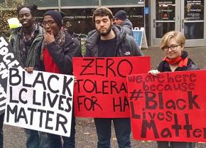 PSU students show their solidarity with victims of racist violence