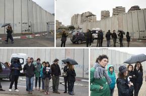 A second delegation of authors tour the West Bank