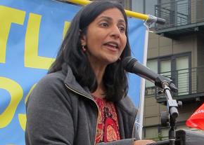 Socialist activist and Seattle City Council member Kshama Sawant