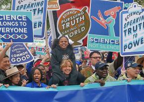 Marching for science in Washington, D.C.