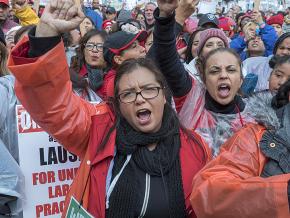 Striking teachers stand up to the billionaire class in LA